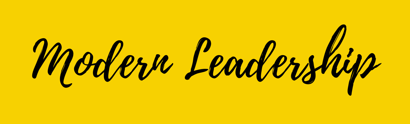 Modern Leadership black on Yellow Modern Leadership black on Yellow